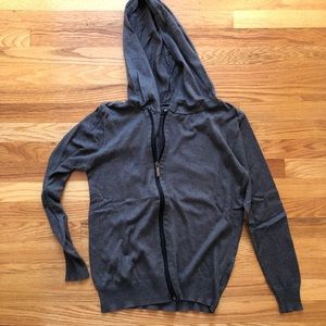 Thin Hooded Zip Up